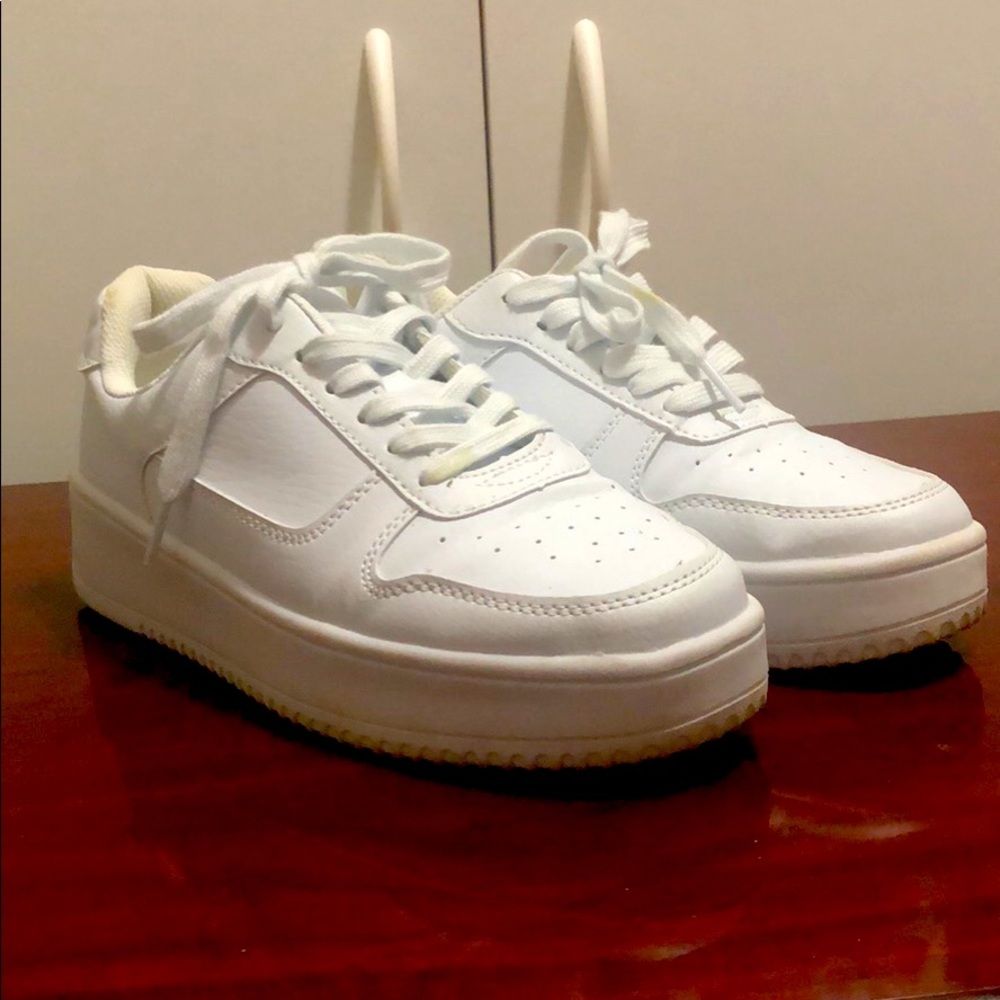 white sneaker